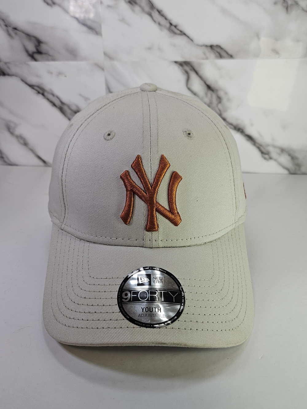 NY YOUTH Yankees New York Baseball Cap - Cream